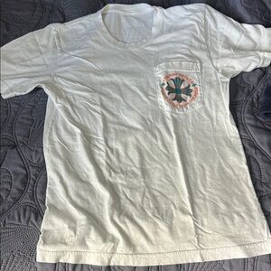 White Graphic Pocket T-Shirt